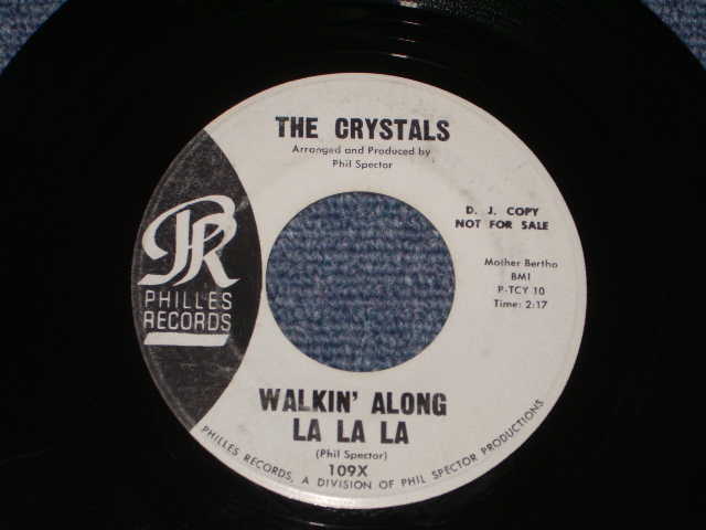 画像: THE CRYSTALS - HE 'S SURE THE BOY I LOVE ( Matrix # TCY-9フ : ANNETTE & PHIL Credit : WHITE LABEL PROMO Ex++/Ex++ ) / 1962 US ORIGINAL 7" SINGLE 