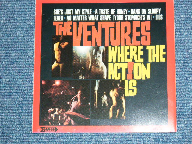 画像: THE VENTURES - WHERE THE ACTION IS + KNOCK ME OUT  ( 2 in 1+ BONUS TRACK/ Ex+++/MINT- ) / 1996 US USED  CD 