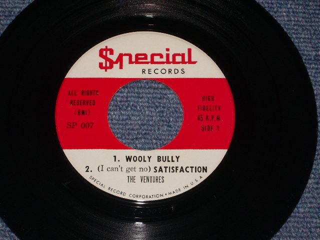 画像: THE VENTURES - WOOLY BULLY  / 1966? THAILAND ORIGINAL ( USA PRESSINGS) 7"45EP + PICTURE SLEEVE & With "MEL TAYLOR'S AUTOGRAPHED SIGN "