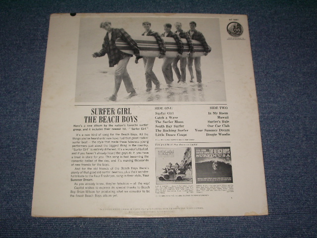 画像: The BEACH BOYS - SURFER GIRL ( Ex- / Ex++ ) / 1963 US ORIGINAL STEREO LP