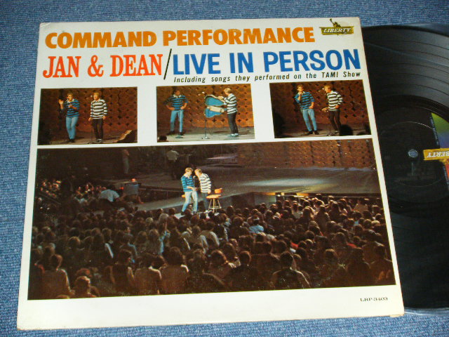 画像1: JAN & DEAN - COMMAND PERFORMANCE : LIVE IN PERSON  ( Ex+/Ex++ )  / 1965 US ORIGINAL MONO   LP 