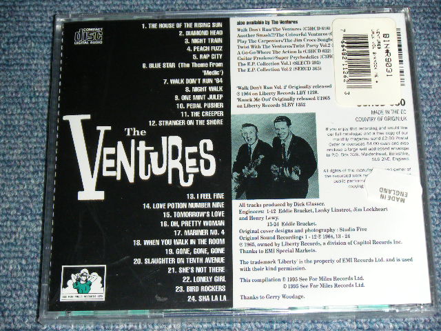 画像: THE VENTURES - WALK DON'T RUN VOL.2 + KNOCK ME OUT  ( 2 in 1:)/ 1995 UK& EU Brand New Sealed  CD 