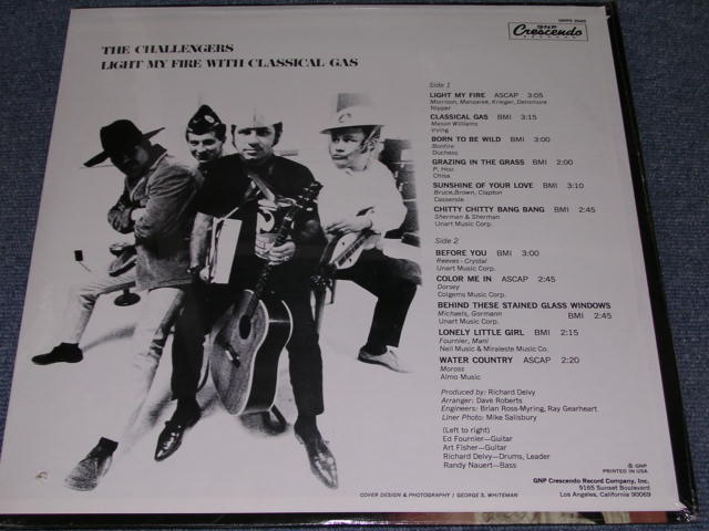 画像: THE CHALLENGERS - LIGHT  MY FIRE (MINT/MINT- BB) / 1968 US AMERICA ORIGINAL Used LP 