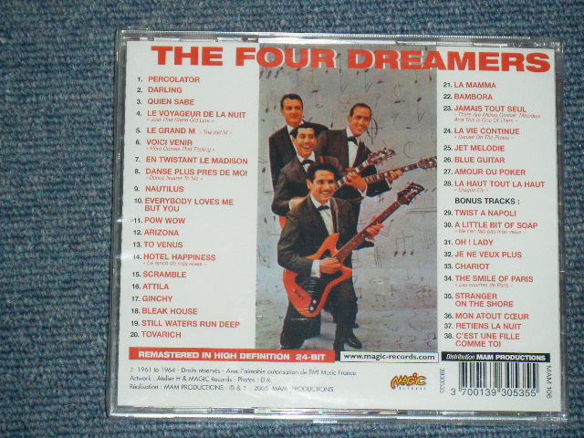 画像: THE FOUR DREAMERS - COMPLETE SIXTIES INSTRUMENTAL  / 2005 FRENCH Regular Package SEALED  CD