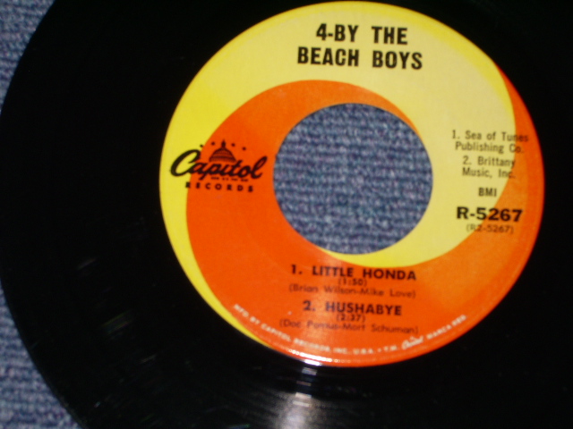 画像: THE BEACH BOYS - FOUR BY THE BEACH BOYS   / 1964 US ORIGINAL 7"33rpm EP With PICTURE SLEEVE