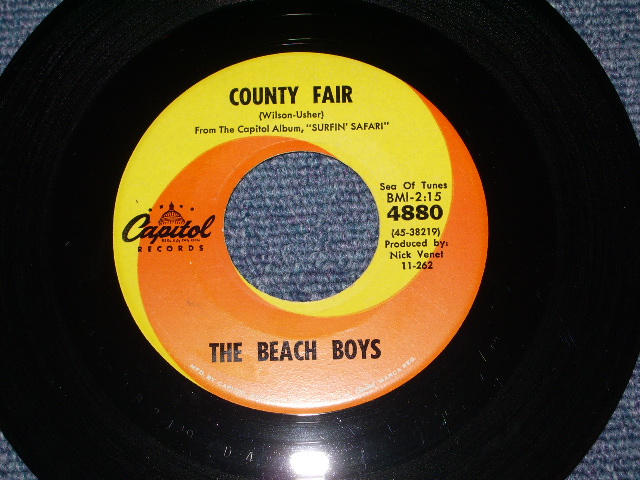 画像: THE BEACH BOYS - TEN LITTLE INDIANS  / 1962 US  Original 7"Single  With PICTURE SLEEVE 