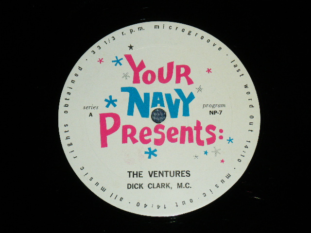 画像1: THE VENTURES  With DICK CLARK M.C.  - YOUR NAVY PRESENTS RADIO SHOW  / 1960'S  US NAVY RADIO SHOW  LP 