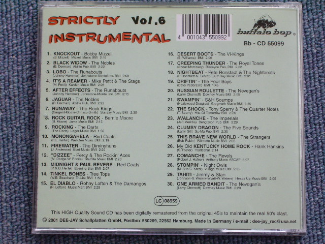 画像: VA - STRICTLY INSTRUMENTAL VOL.6 / 2001 GERMANY USED MINT CD  