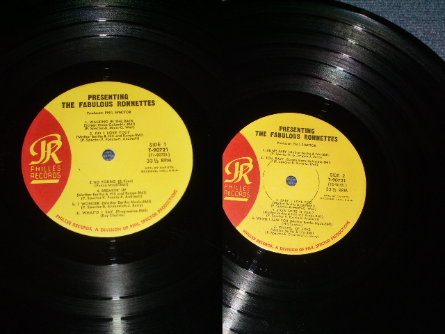 画像: RONETTES -  ...PRESENTING THE FABULOUS RONETTES  / 1965 US CAPITOL RECORD CLUB RELEASE  Mono LP 