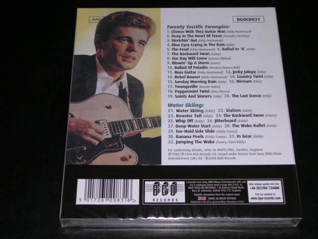 画像: DUANE EDDY - 20 TERRIFIC TWANGINES + WATER SKIING ( 2 in 1 )  / 2008  UK SEALED CD