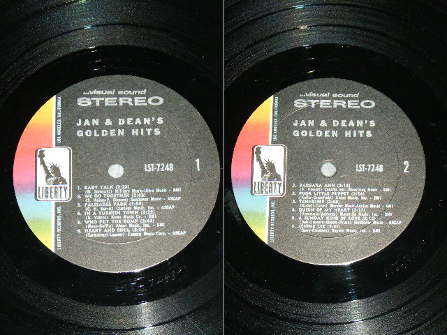 画像: JAN & DEAN - GOLDEN HITS ( Ex++/Ex++ )   / 1962 US ORIGINAL LATE 60's LABEL  STETEO LP 