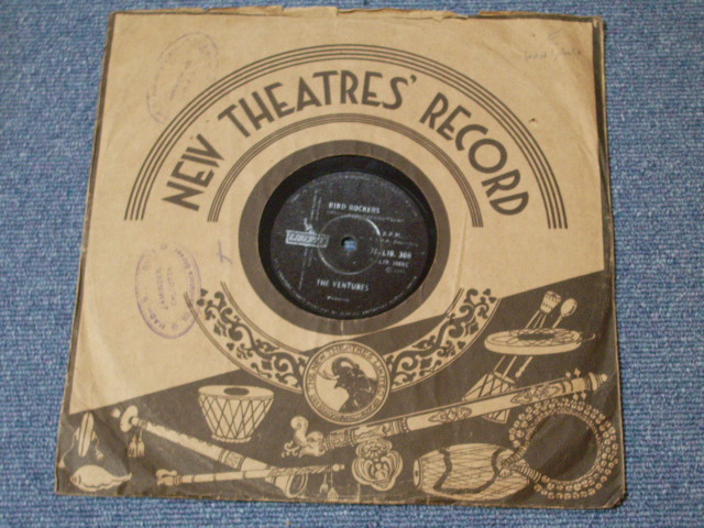 画像: THE VENTURES - THE STRANGER / BIRD ROCKERS / 1960s INDIA ORIGINAL 78rpm SP 