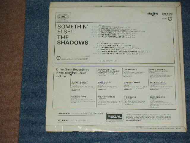 画像: THE SHADOWS - SOMETHIN' ELSE / 1969? UK ORIGINAL Used  LP 