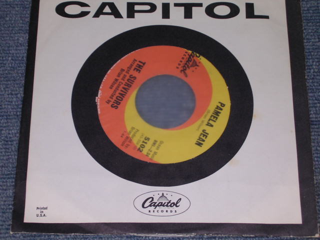 画像: THE SURVIVORS  With BRIAN WILSON of THE BEACH BOYS - PAREMA JEAN  / 1963 US ORIGINAL 7" SINGLE 