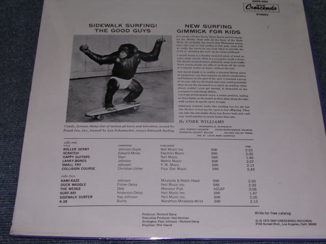 画像: THE CHALLENGERS  - SIDEWALK SURFING / 1975 US ORIGINAL SEALED LP 