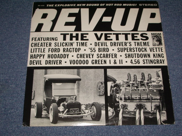 画像1: THE VETTES - REV-UP  ( Ex+/ Ex+++, B-1:Ex ) / 1963 US ORIGINAL Stereo LP 