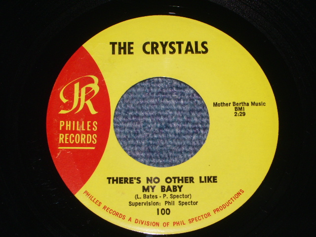 画像1: THE CRYSTALS - THERE'S NO OTHER LIKE MY BABY   ( YELLOW LABEL  Ex++/Ex++ ) / 1961 US ORIGINAL 7" SINGLE 
