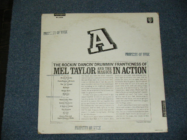 画像: MEL TAYLOR ( DRUMMER of THE VENTURES ) - IN ACTION / 1966 US ORIGINAL WHITE LABEL PROMO MONO LP  