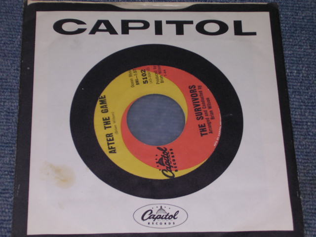 画像: THE SURVIVORS  With BRIAN WILSON of THE BEACH BOYS - PAREMA JEAN  / 1963 US ORIGINAL 7" SINGLE 