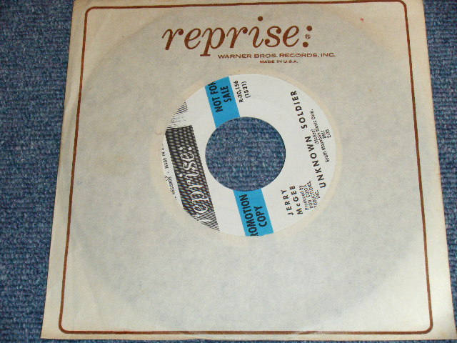画像: JERRY McGEE ( Of THE VENTURES' LEAD GUITARIST ) -ON THE REBOUND  ( Ex+++/Ex+++  )　/ 1963 US ORIGINAL White Label Promo  7"45's Single With COMPANY SLEEVE 