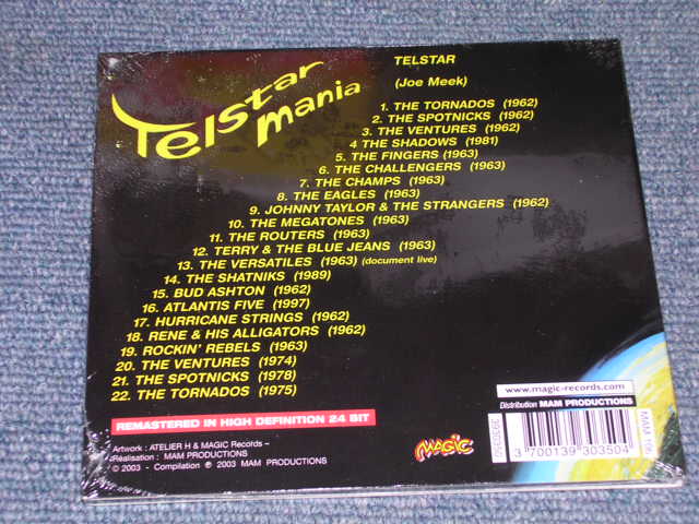 画像: va OMNIBUS - TELSTAR MANIA ( FRENCH ONLY ALBUM )  / 2003 FRENCH DI-GI PACK SEALED  CD Out-Of-Print now 