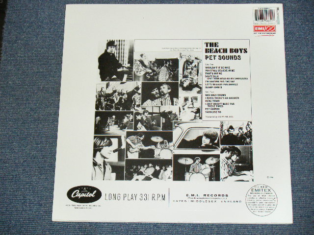 画像: THE BEACH BOYS - PET SOUNDS (  EMI 100 )  / 1997 UK 180 gram Heavy Weight REISSUE Brand New LP