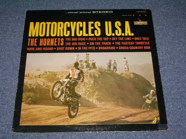 画像1: THE HORNETS ( JERRY COLE on GUITAR ) - MOTORCYCLES U.S.A.  / 1963 US ORIGINAL Stereo LP 