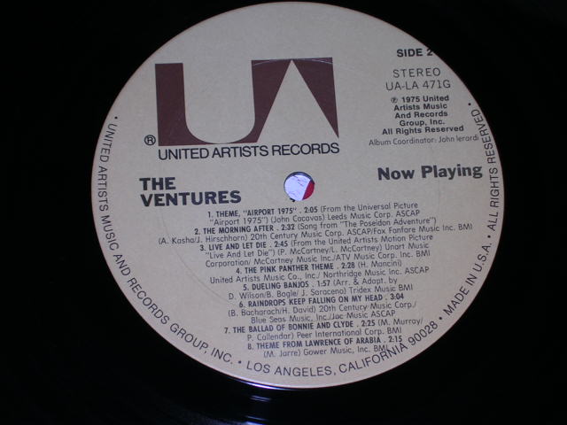画像: THE VENTURES - NOW PLAYING  / 1975 US ORIGINAL LP 