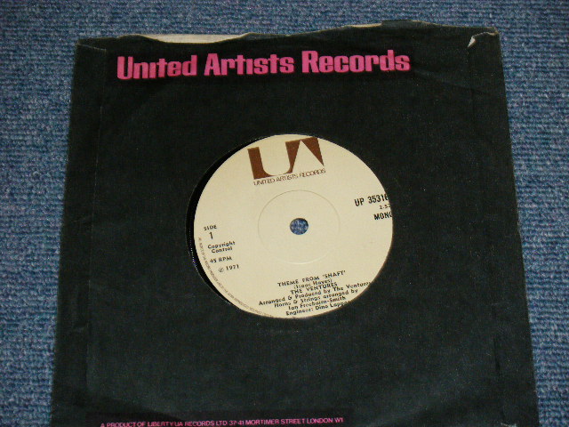 画像: THE VENTURES - THEME FROM "SHAFT" ( MINT-/MINT- ) / 1971  UK ORIGINAL 7" SINGLE 