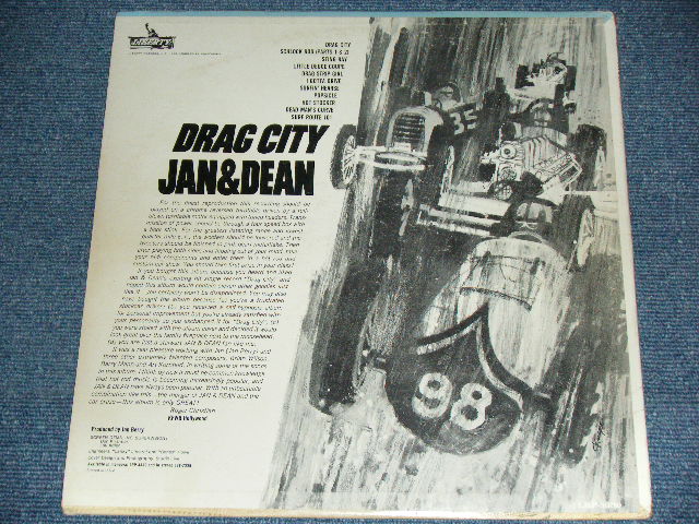 画像: JAN & DEAN - DRAG CITY ( Ex/VG+++ )  / 1963 US ORIGINAL PROMO AUDITION Label MONO LP 