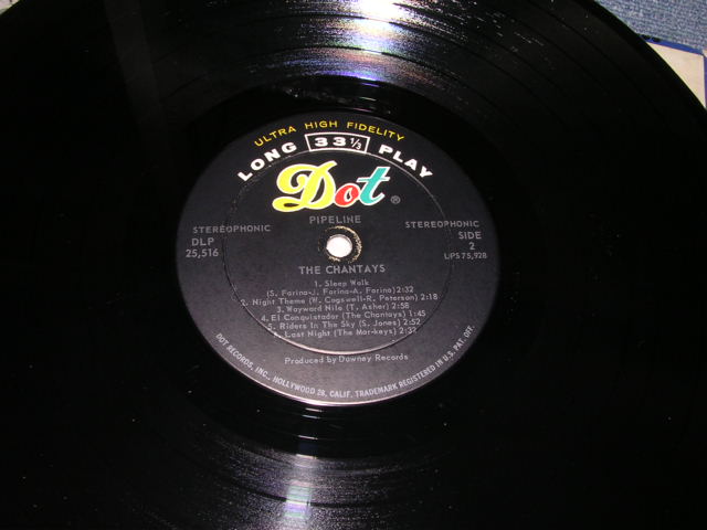 画像: THE CHANTAYS - PIPELINE ( Ex++/Ex+ ) / 1963 US AMERICA ORIGINAL "1st Press on STEREO Version" Used LP 