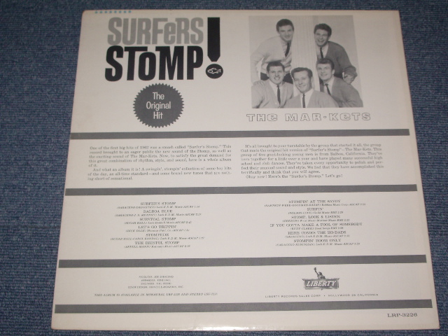 画像: The MAR-KETS (  The MARKETTS ) - SURFER'S STOMP ( MINT-/MINT ) / 1962 US ORIGINAL MONO LP