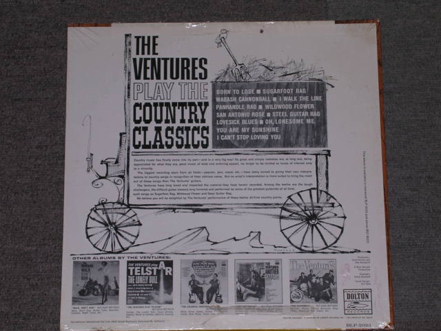 画像: THE VENTURES - PLAY THE COUNTRY CLASSICS    / 1963 US ORIGINAL MONO Brand New Sealed LP found Dead Stock