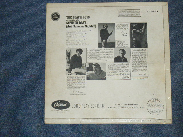 画像: The BEACH BOYS -  SUMMER DAYS ( Ex/Ex- ) / 1965 UK ORIGINAL STEREO   LP