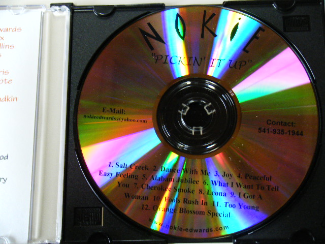 画像: NOKIE EDWARDS( of THE VENTURES)   -PICKIN' IT UP / 2000 US Brand New  CD-R With NOKIE'S AUTOGRAPHED SIGN 