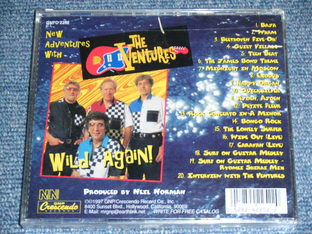 画像: THE VENTURES - WILD AGAIN! / 1997 US Brand New SEALED  CD 