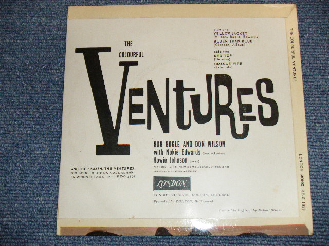 画像: THE VENTURES - THE COLOURFUL VENTURES ( NO RECORD ) / 1962 UK Original 7" EP PICTURE SLEEVE Only 
