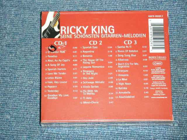画像: RICKY KING - SEINE SCHONSTEN GITARREN-MELODIEN  / 2006 GERMAN  BRAND NEW Sealed 3CD's SET  