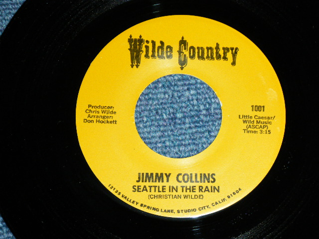 画像1: JIMMY COLLINS ( Song made by CHRISTIAN WILDE FRIEND of THE VENTURES  )  - SEATTLE IN THE RAIN / 1969 US ORIGINAL  7"SINGLE