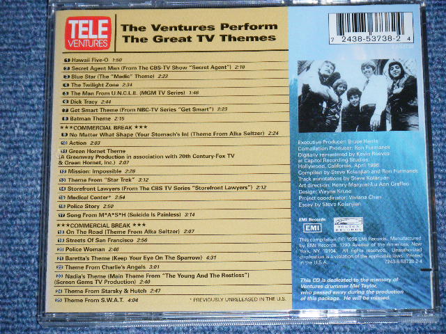 画像: THE VENTURES -  TELE VENTURES ( Cut Out ) / 1996 US ORIGINAL Used CD 