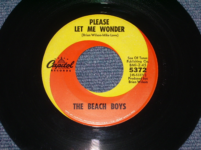 画像: THE BEACH BOYS - DO YOU WANNA DANCE?  ( STRAIGHT-CUT Cover MINT-/MINT- ) / 1965 US ORIGINAL 7" SINGLE With PICTURE SLEEVE 