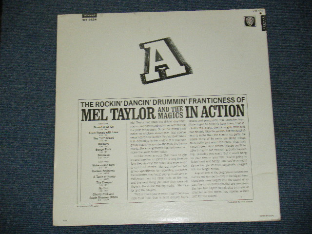 画像: MEL TAYLOR ( DRUMMER of THE VENTURES ) - IN ACTION ( Ex++/MINT- ) / 1966 US ORIGINAL STEREO  LP  