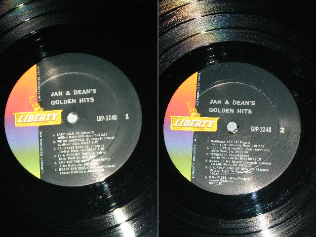 画像: JAN & DEAN - GOLDEN HITS ( Ex/Ex+++ )   / 1962 US ORIGINAL MONO LP 