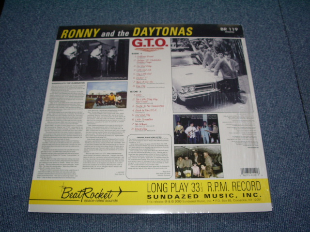 画像: RONNY and the DAYTONAS - G.T.O. / US 180 glam HEAVY WEIGHT REISSUE SEALED LP