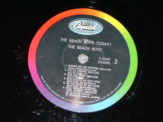 画像: The BEACH BOYS - THE BEACH BOYS TODAY  ( VG++/Ex- ) / 1965 US ORIGINAL MONO LP