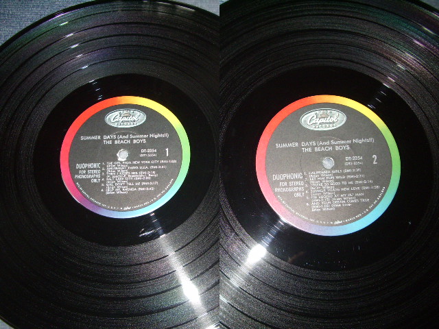 画像: The BEACH BOYS -SUMMER DAYS  ( Ex++/Ex++ : Matrix #  A-7/B-8 ) / 1965 US ORIGINAL STEREO DUOPHONIC Credit  LP