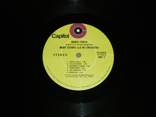画像: ost TV Sound Track (Prod.by MEL TAYLOR of THE VENTURES )   - HAWAII FIVE-O ( Ex+++/Ex+++ ) / 1969 US ORIGINAL LP RECORD CLUB RELEASE  