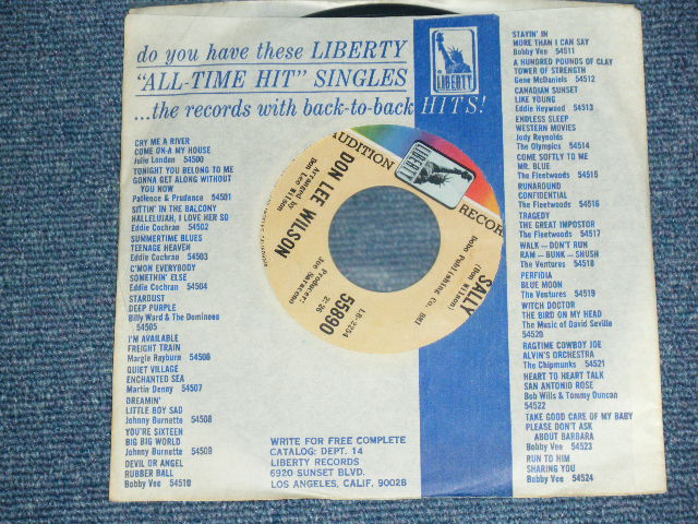 画像: DON LEE WILSON - DON'T AVOID ME ( LIGHT THIN  STYLE LOGO ) ( MINT-/MINT- )  / 1966 US ORIGINAL Audition Lbael Promo 7"SINGLE