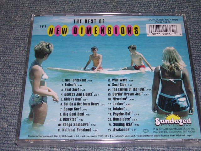 画像: THE NEW DIMENSIONS - THE BEST OF (MINT/MINT)  / 1996 US AMERICA Used CD