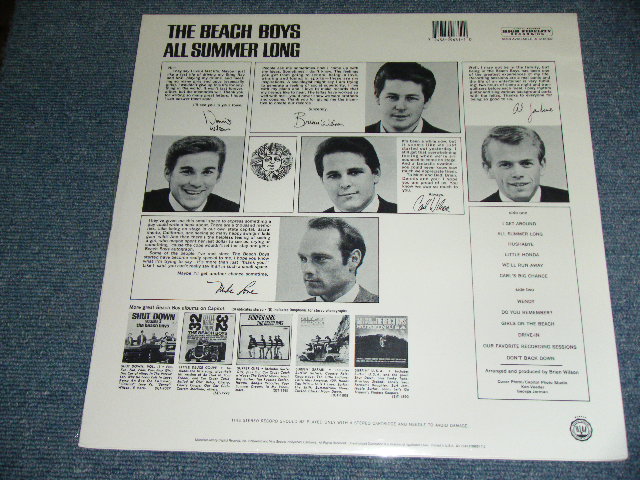 画像: The BEACH BOYS - ALL SUMMER LONG (SEALED)  / 1994 US AMERICA REISSUE "Brand New SEALED" LP 